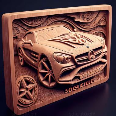 3D модель Mercedes Benz SL (STL)